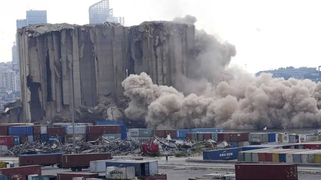 Liban: Nouvel effondrement dans les silos de Beyrouth au 2e anniversaire de l’explosion