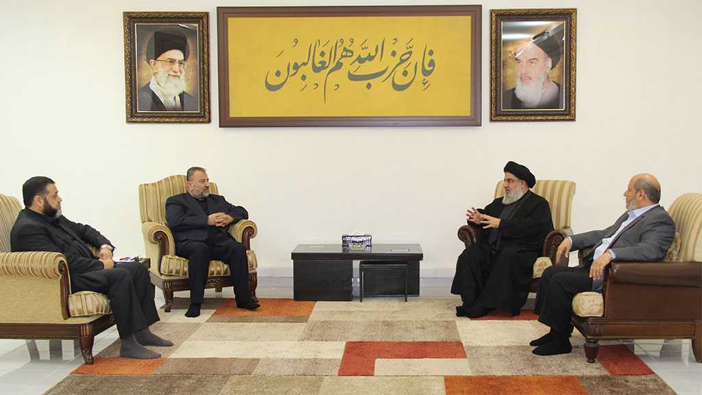 Sayyed Nasrallah a rencontré le chef adjoint du bureau politique du Hamas, cheikh Saleh al-Arouri