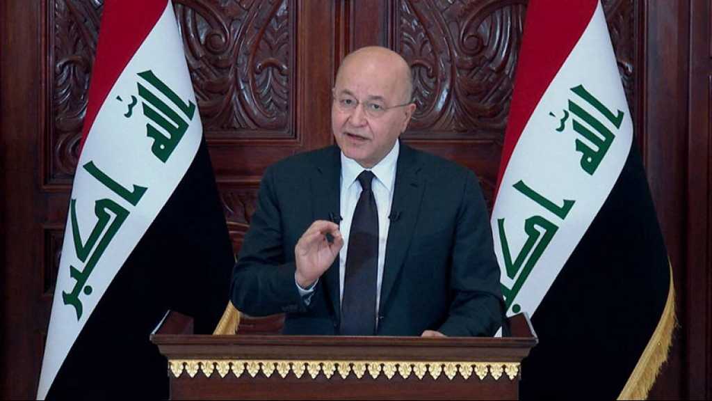 Irak: le président en faveur d’élections après de vives tensions à Bagdad