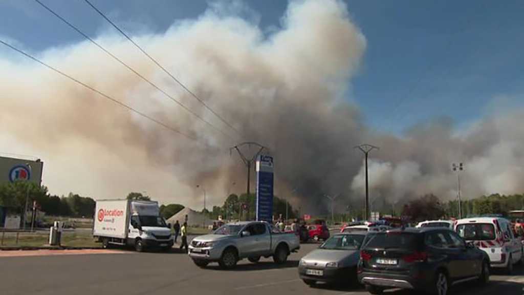 Nouvel incendie en Gironde: plus de 300 personnes évacuées à Arès