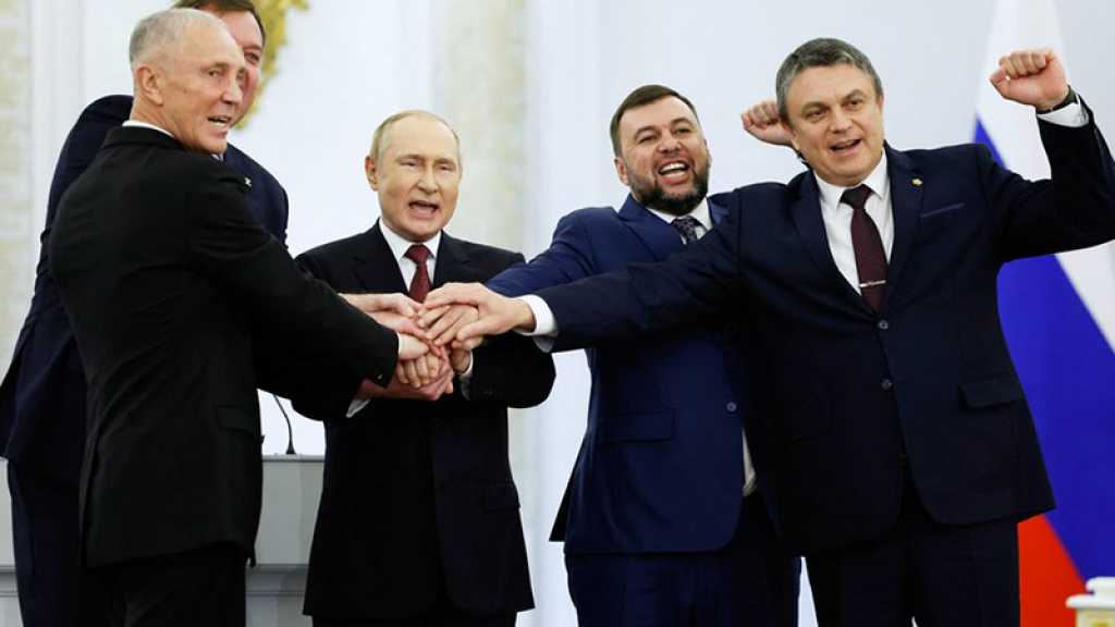 Poutine entérine l’annexion de quatre territoires ukrainiens, s’en prend à «l’Occident dominateur»