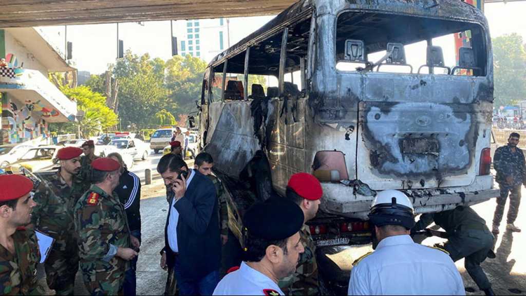 Syrie: un attentat à la bombe vise un car de militaires près de Damas, 18 soldats martyrs