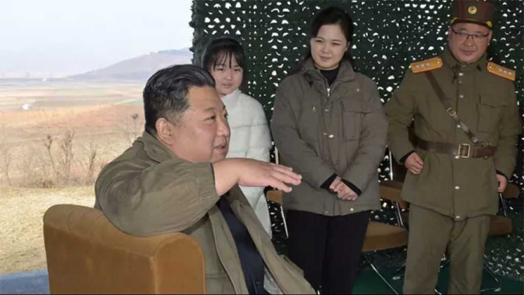 Kim a supervisé le lancement de son «missile monstre» avec sa fille, une première