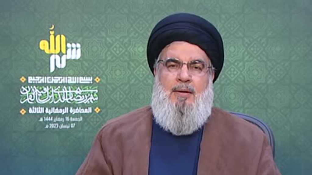 Sayyed Nasrallah appelle les Musulmans à une participation massive à la Journée d’Al Qods