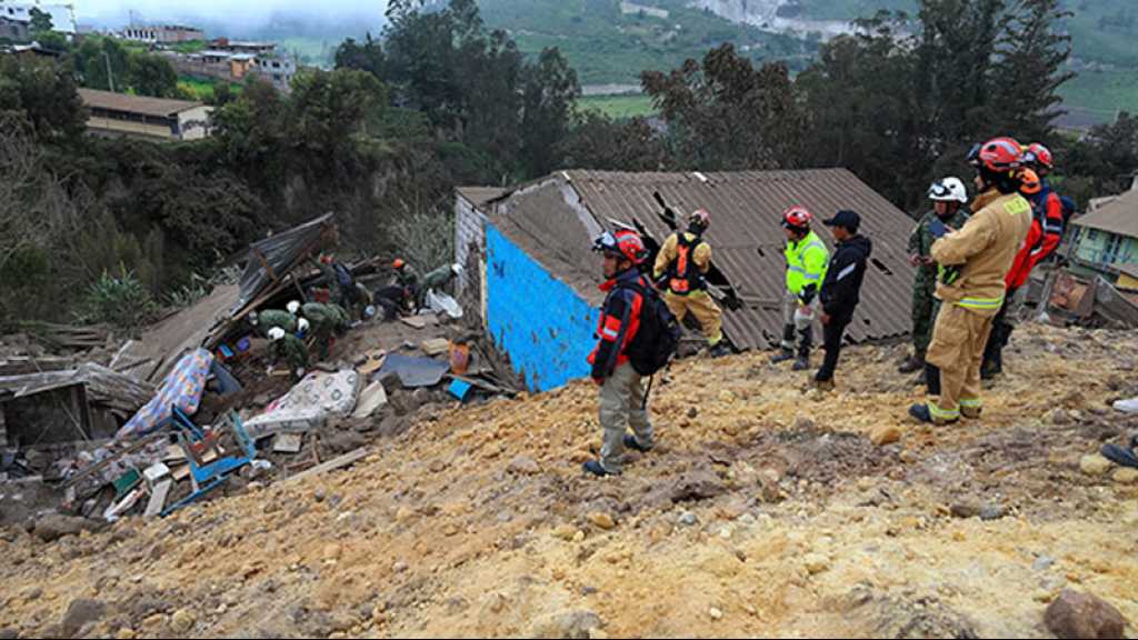 Glissement de terrain en Equateur: 49 morts, selon un nouveau bilan