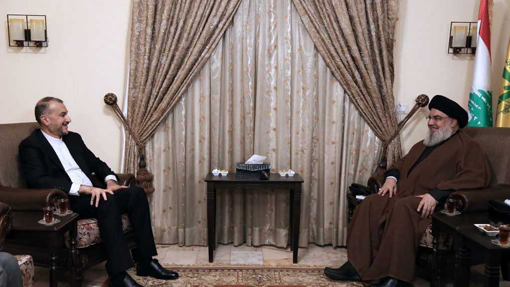 Sayyed Nasrallah reçoit le ministre iranien des Affaires étrangères