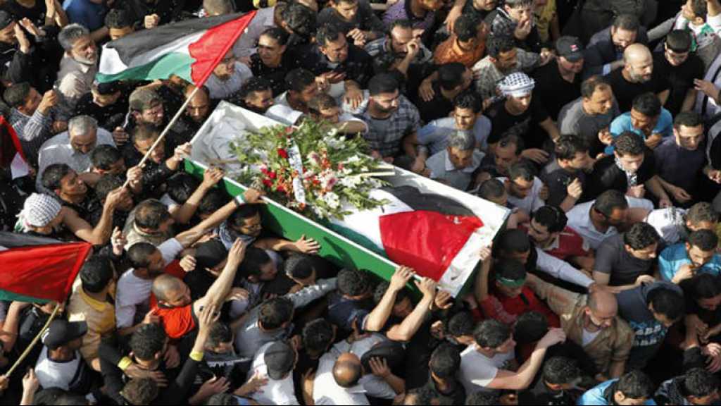 Funérailles d’un martyr palestinien tué par l’occupation israélienne en Cisjordanie