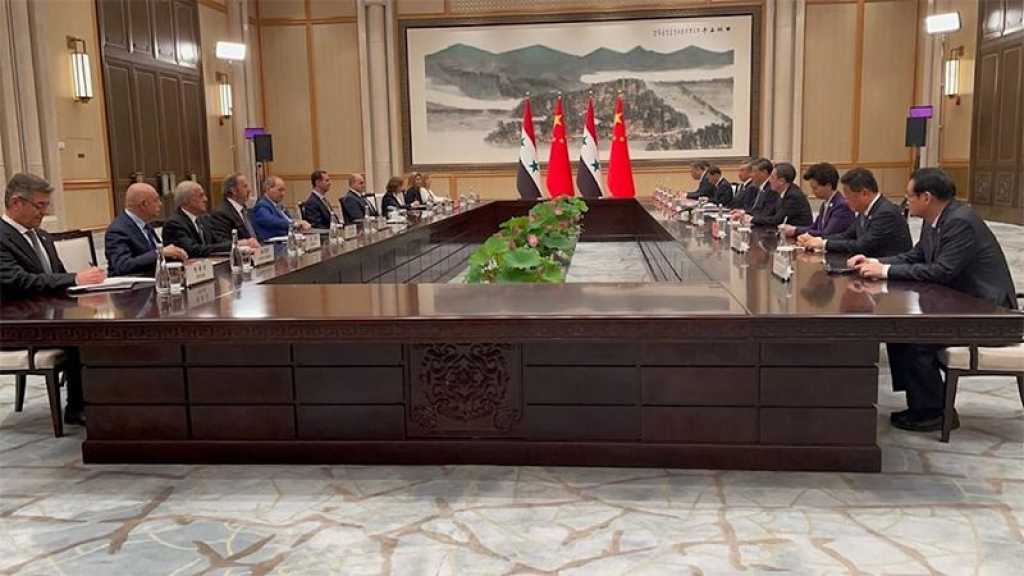 La Chine et la Syrie annoncent nouer un partenariat stratégique