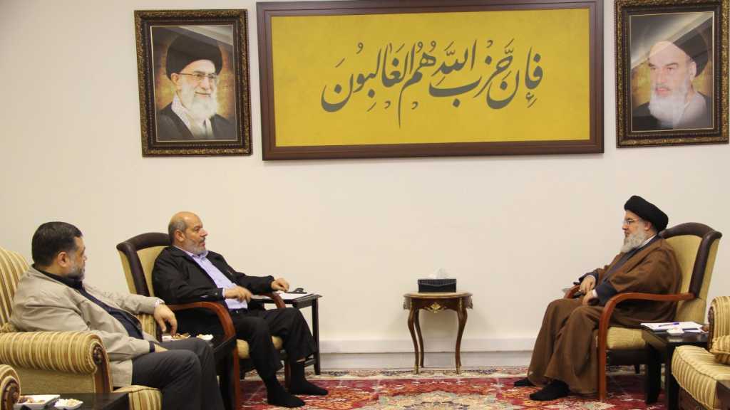 Le vice-chef du Hamas à Gaza chez sayyed Nasrallah: les développements sur tous les fronts abordés