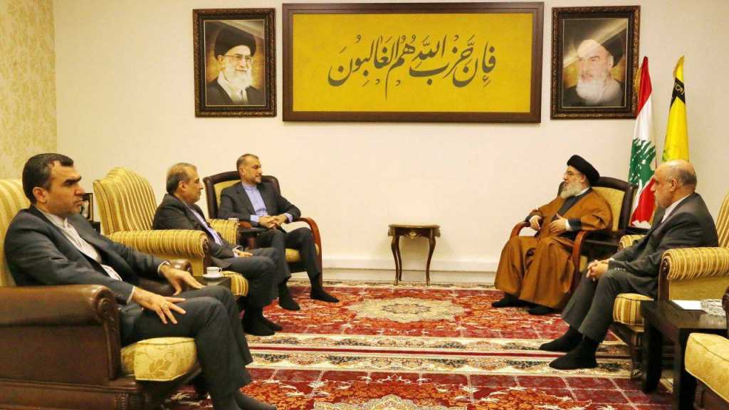 Le chef de la diplomatie iranienne chez sayyed Nasrallah
