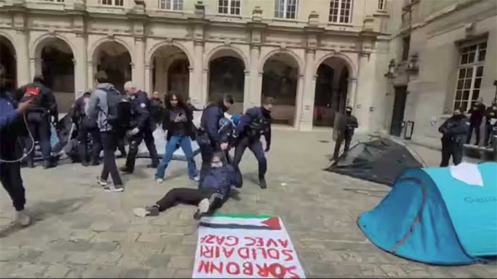 Sorbonne: Les militants pro-palestiniens dispersés par la police