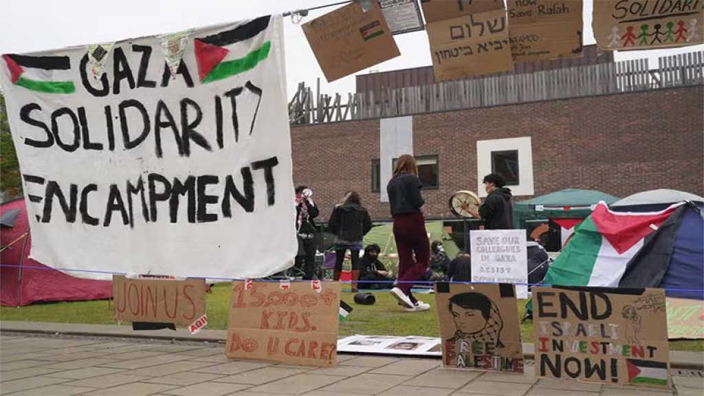 Des étudiants britanniques ont rejoint le mouvement étudiant pro-palestinien aux USA