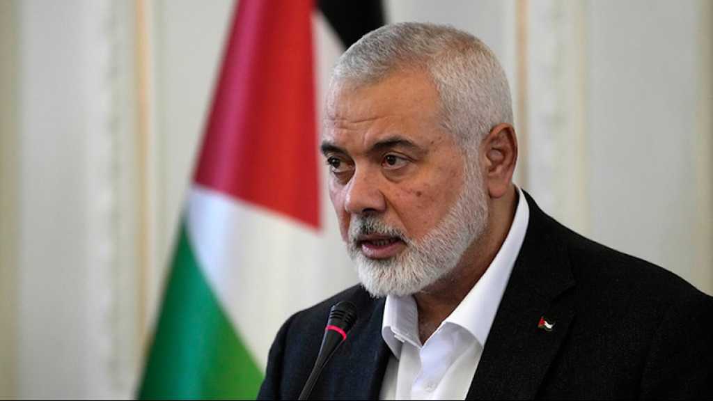 Gaza: Haniyeh accuse «Israël» d’être à l’origine de l’impasse dans les négociations pour une trêve