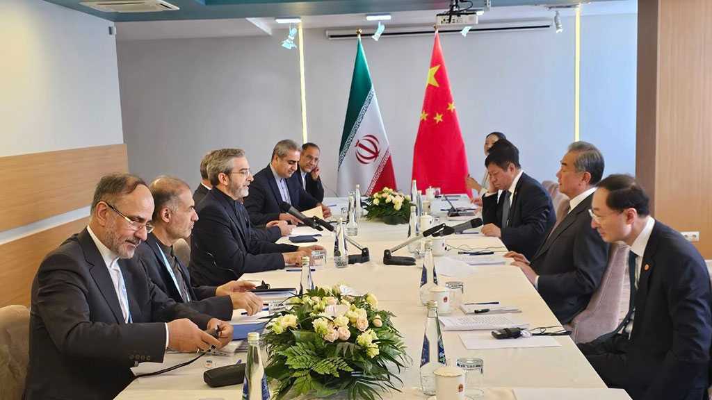 Rencontre entre les chefs de diplomatie iranien et chinois en marge de la réunion des BRICS en Russie