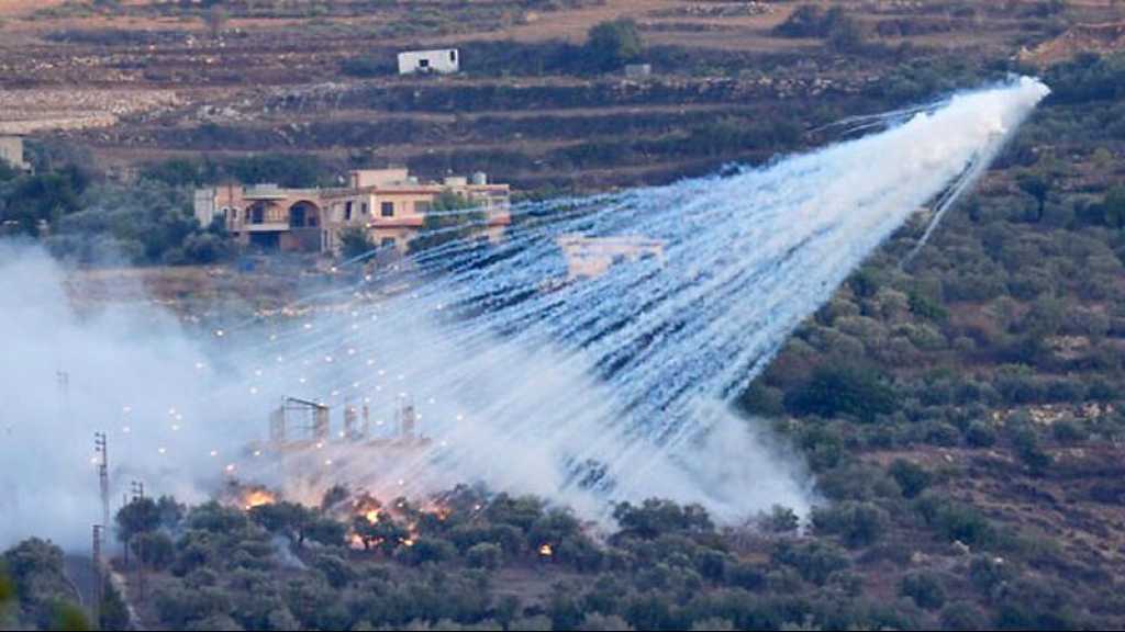 L’armée d’occupation a bombardé le sud du Liban avec du phosphore blanc