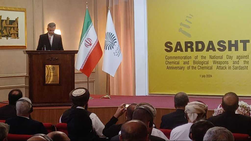 Bagheri : L’Iran est l’un des pays les plus actifs pour créer un monde sans armes chimiques