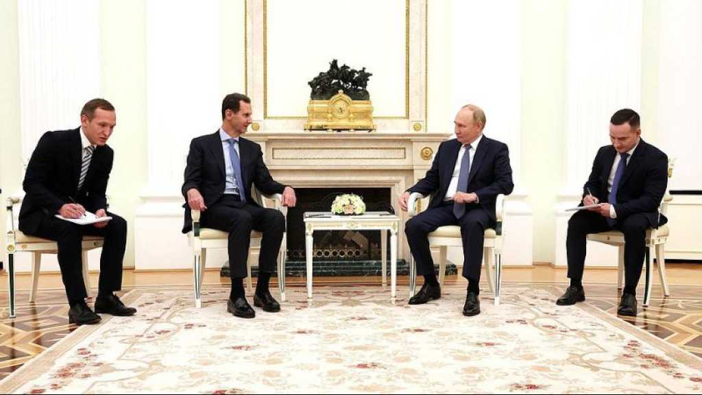 Poutine reçoit Assad à Moscou, avec Erdogan en toile de fond