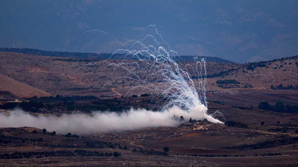 «Israël» largue des bombes au phosphore blanc sur le sud du Liban
