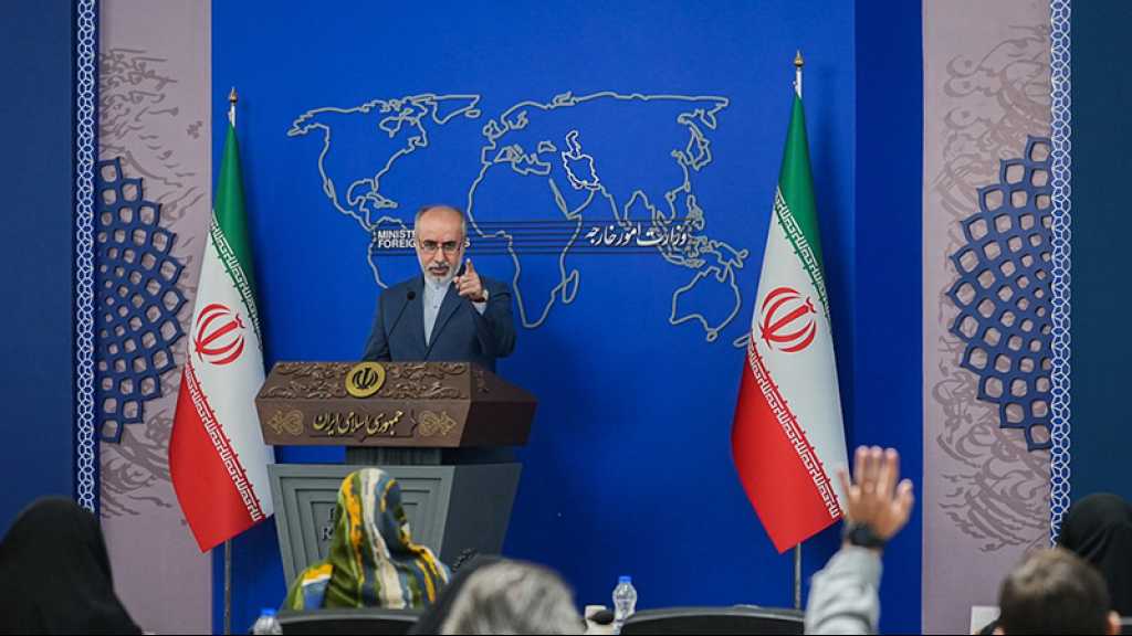 Iran: «Israël» est l’entité du «mal absolu» dans la région, dit Kanani