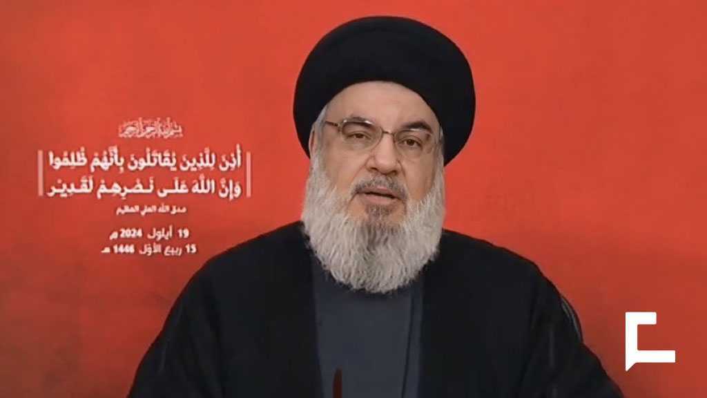 Sayyed Nasrallah : Le châtiment dur que l’ennemi recevra sera vu, nous ne cesserons pas de soutenir Gaza