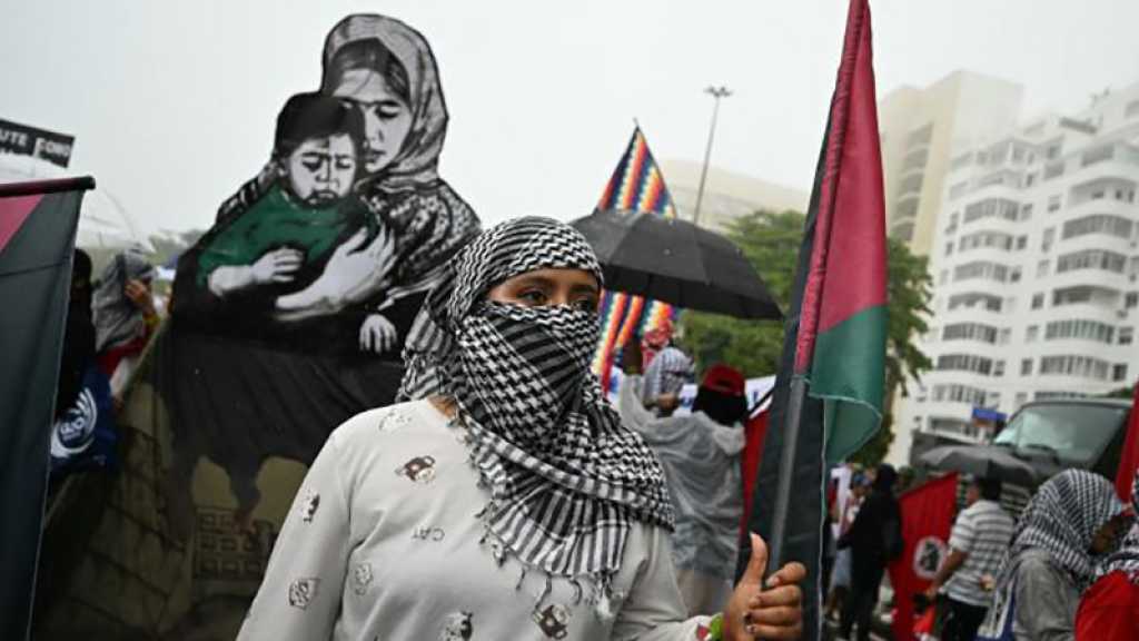 Marche pro-palestinienne à Rio avant le sommet du G20