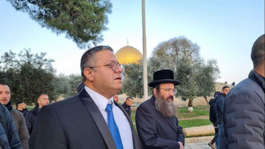 Le «ministre israélien de la Sécurité nationale» profane une nouvelle fois la mosquée d’al-Aqsa