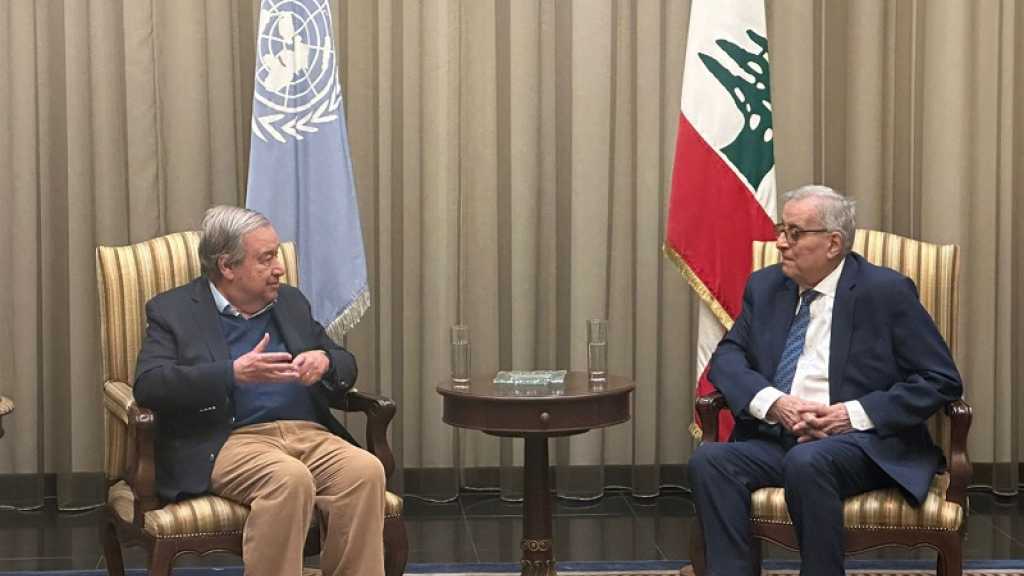 Le secrétaire général de l’ONU au Liban pour une visite de «solidarité»