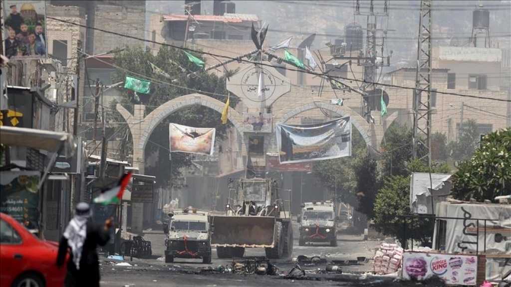 Cisjordanie occupée: 9 martyrs et 40 blessés dans une violente agression «israélienne» à Jénine