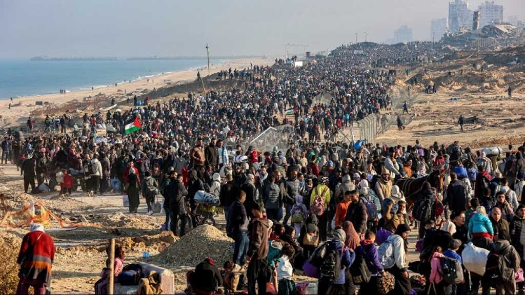 Gaza: 300.000 déplacés sont rentrés dans le nord, nouvel échange de détenus prévu jeudi