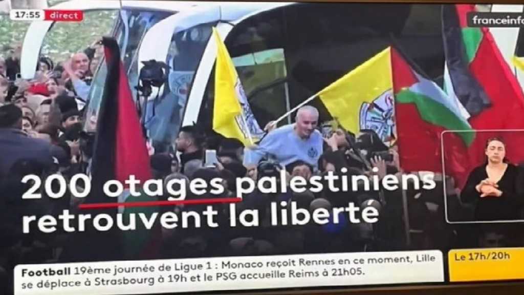 France Info suspend un journaliste qui a qualifié les prisonniers palestiniens d’«otages»