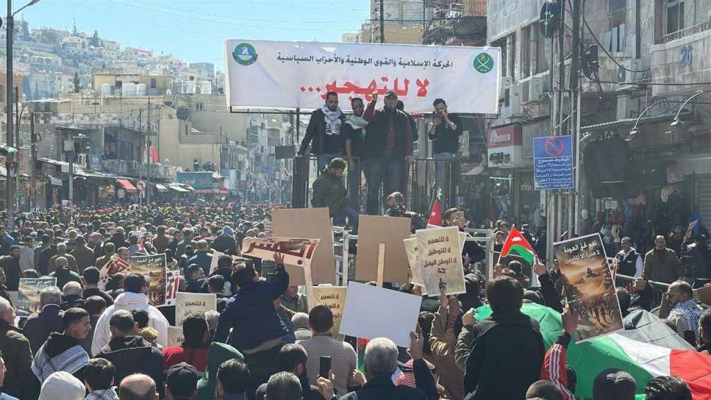  Jordanie: Manifestation monstre contre le plan de Trump pour Gaza