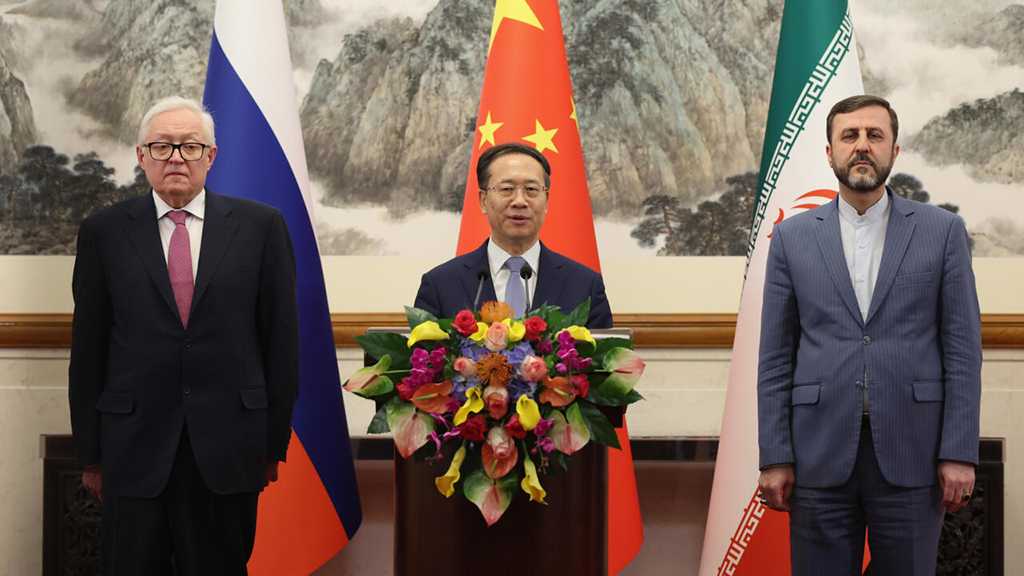 Nucléaire iranien: Pékin, Moscou et Téhéran appellent à la fin des sanctions