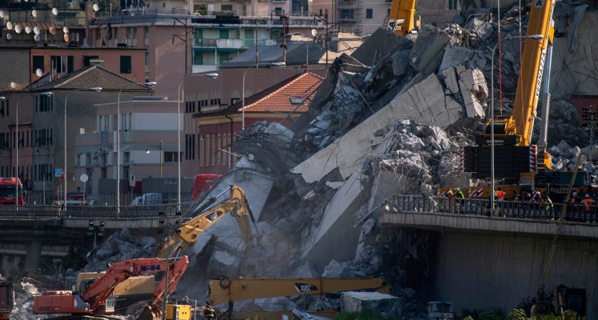 Pont effondré en #Italie: encore 10 à 20 disparus